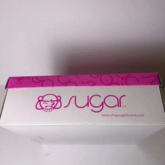 Sugar Riverdale Ankle Booties Women 8 Brown Block Heel Studded Beads Back Zip - Picture 8 of 16